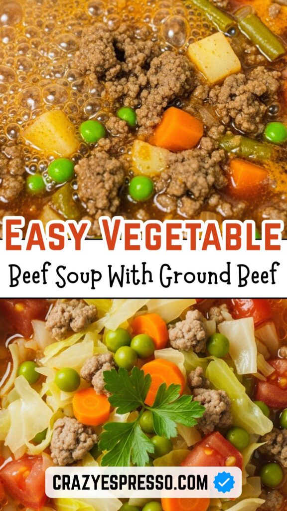 vegetable soup with ground beef easy 1