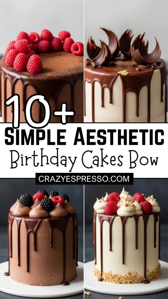 Simple Aesthetic Birthday Cakes Recipes 1 Simple Aesthetic Birthday Cakes Recipes 1