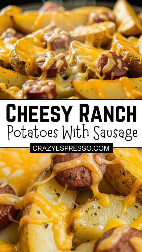 cheesy ranch potatoes with sausage 1