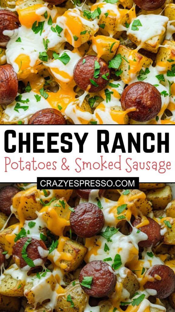cheesy ranch potatoes with sausage 3