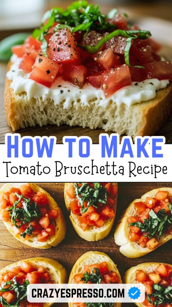 How to Make Fresh Bruschetta Recipe 1