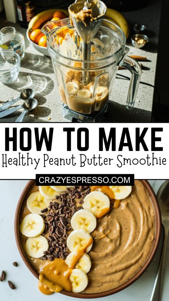 Peanut Butter Smoothie Bowl Recipe 4