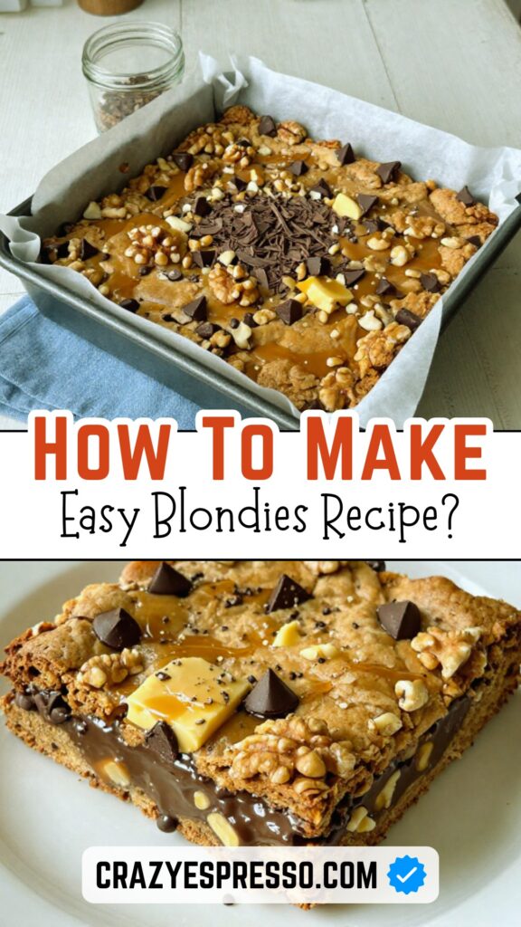 Easy Blondies Recipe 1