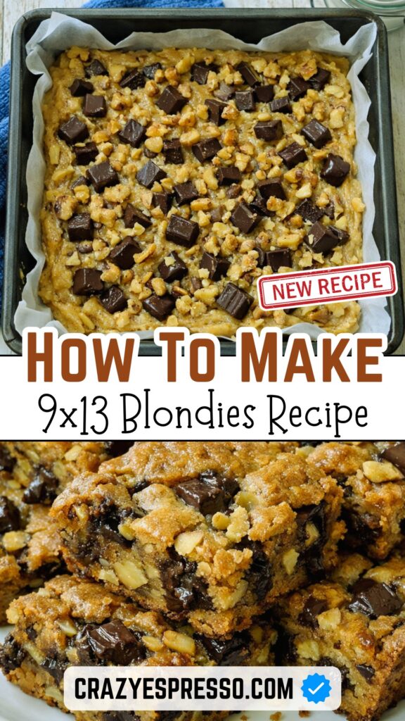Easy Blondies Recipe 3