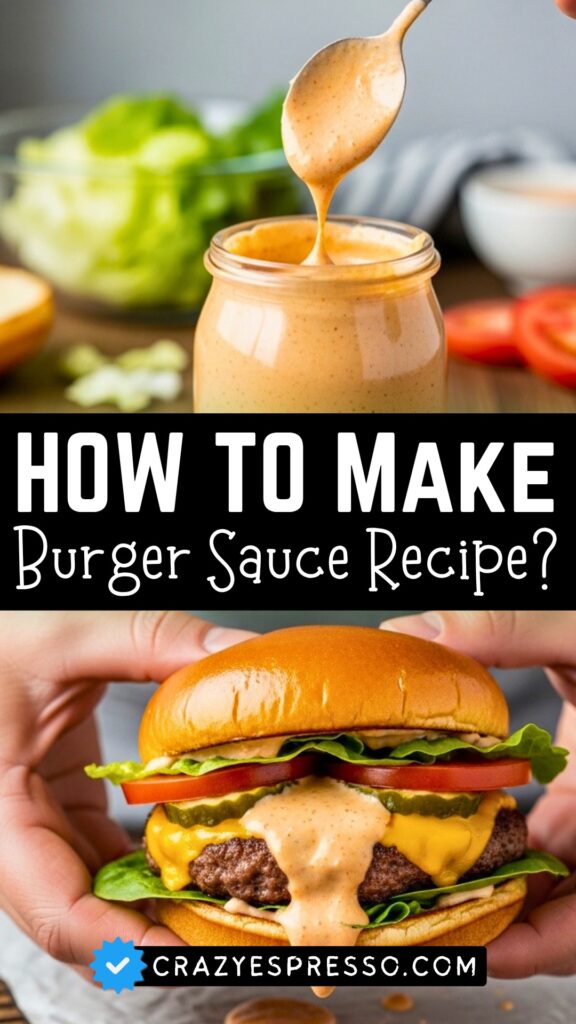 Burger Sauce Recipe 1 Burger Sauce Recipe 1