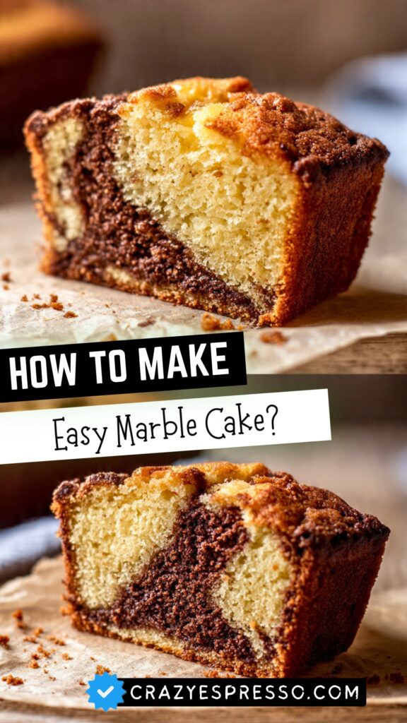 Easy Marble Cake Recipe 1 Easy Marble Cake Recipe 1