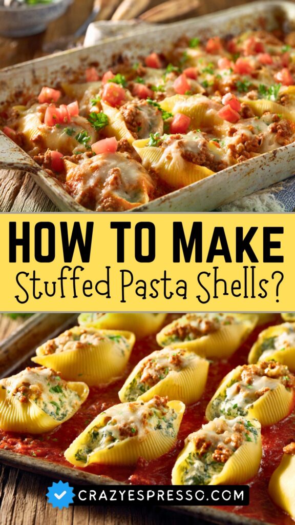 Easy Stuffed Pasta Shells Recipe 2 Easy Stuffed Pasta Shells Recipe 2