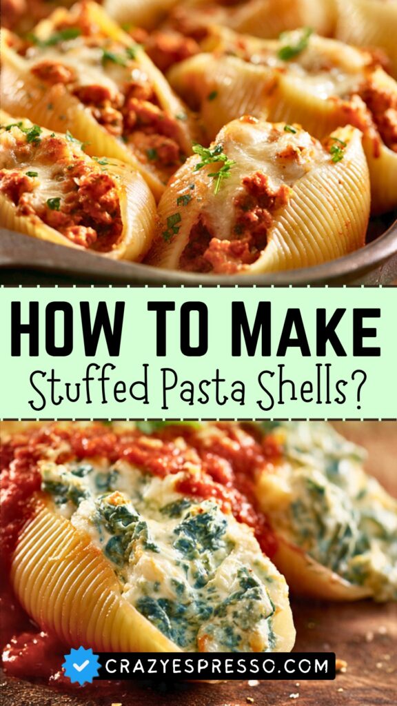 Easy Stuffed Pasta Shells Recipe 3 Easy Stuffed Pasta Shells Recipe 3