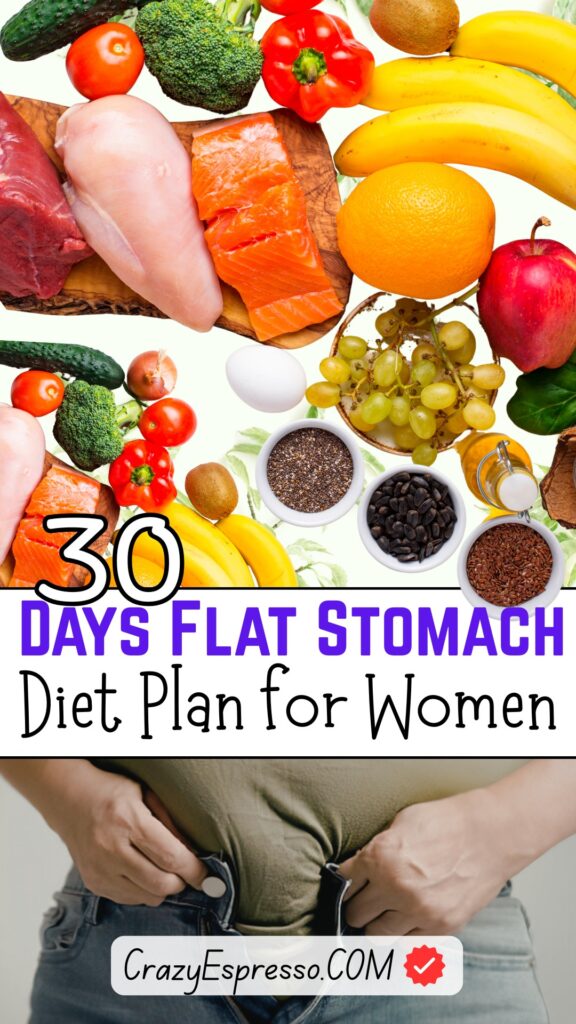30 Days Flat Stomach Diet Plan for Women