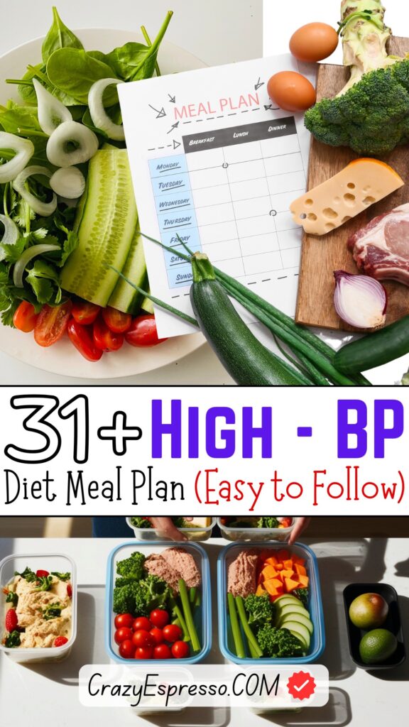 31 High Blood Pressure Diet Meal Plan