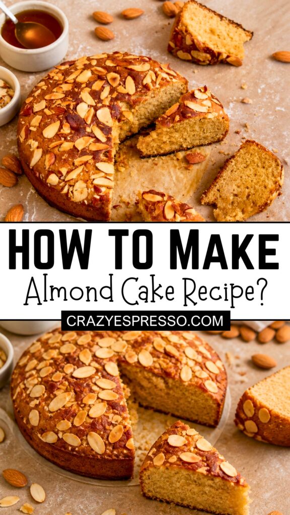 Easy Almond Cake Recipe 1