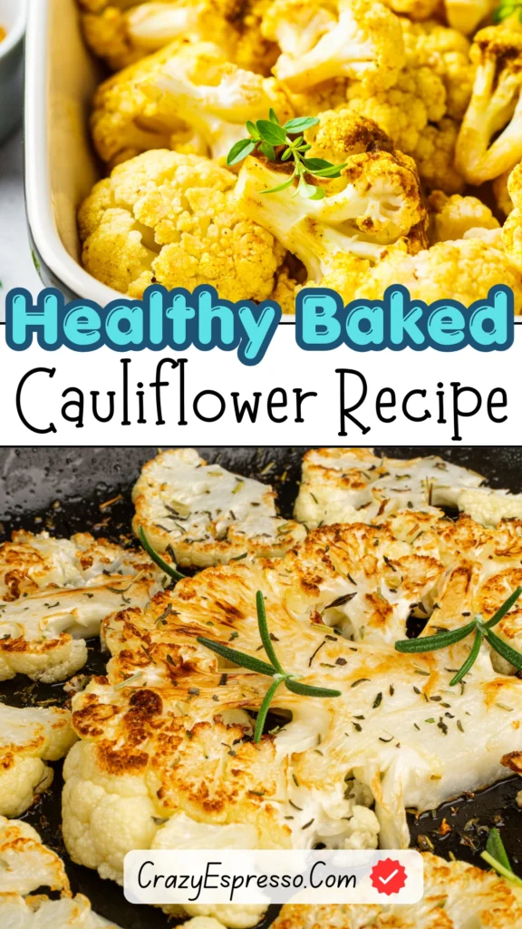 Healthy Baked Cauliflower Recipe
