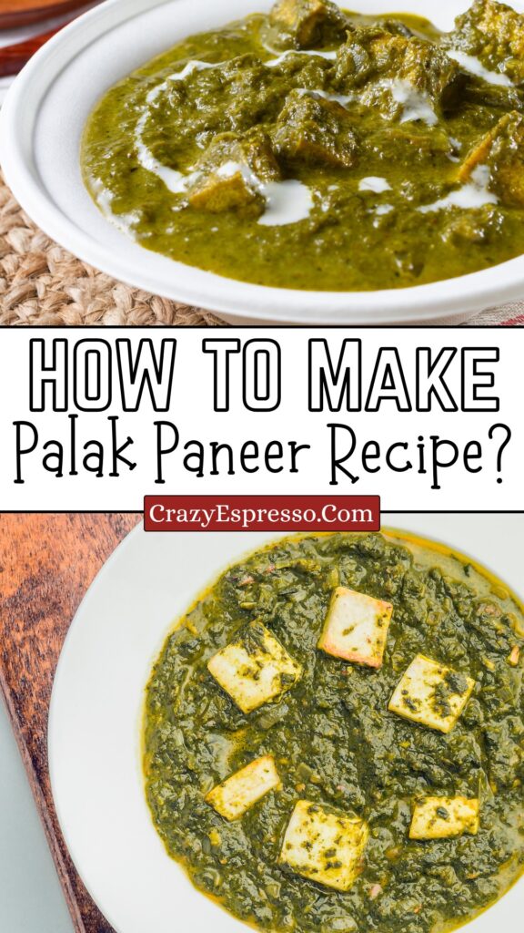 Restaurant Style Palak Paneer Recipe