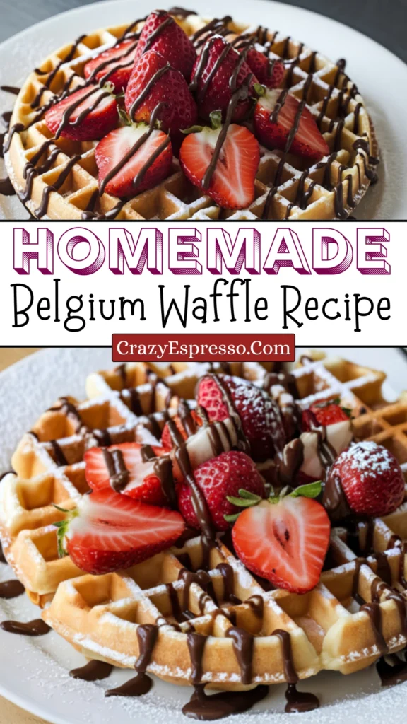 Homemade Belgium Waffle Recipe