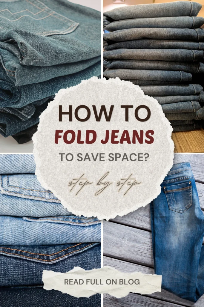 How to Fold Jeans to Save Space